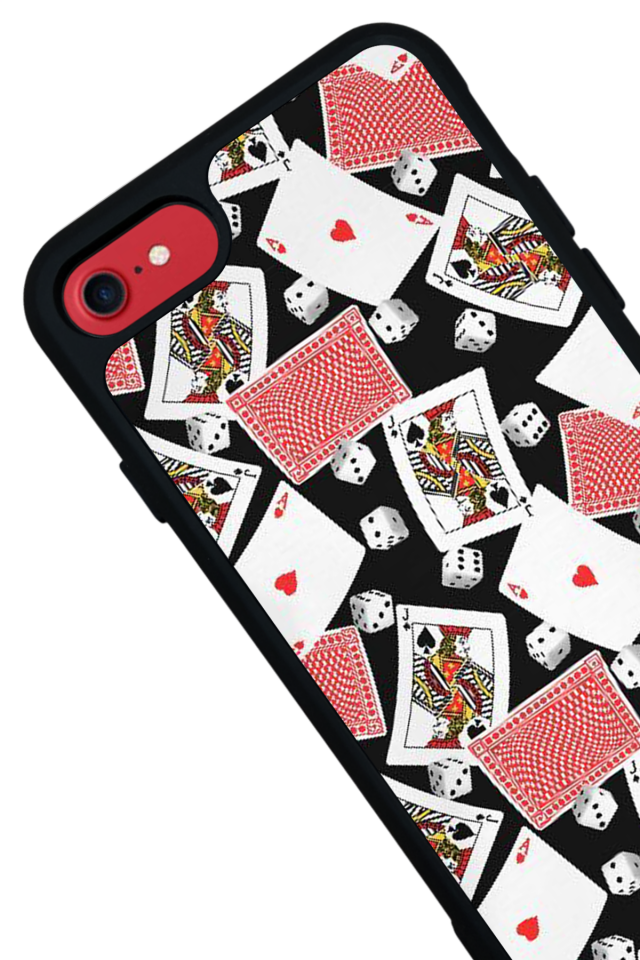 iPhone 7 Uyumlu Kart Tasarımlı Glossy Premium Kılıf