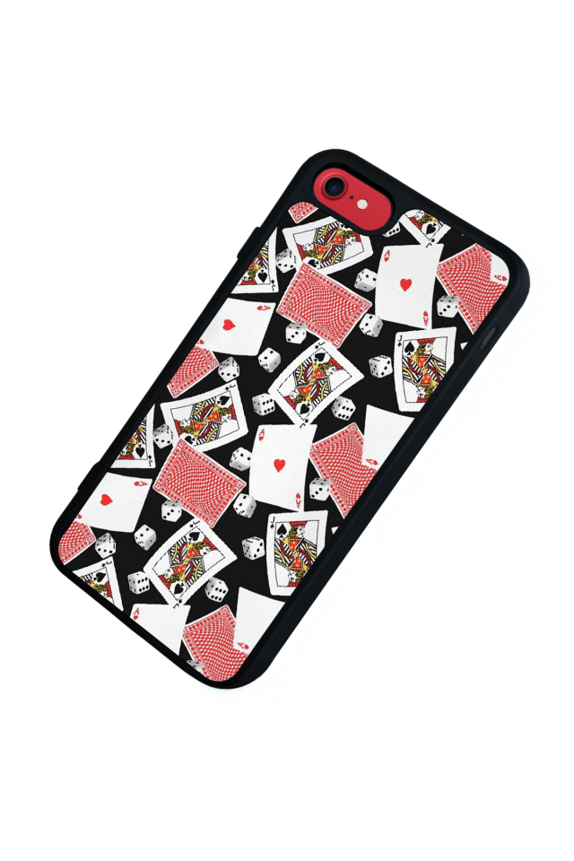 iPhone 7 Uyumlu Kart Tasarımlı Glossy Premium Kılıf