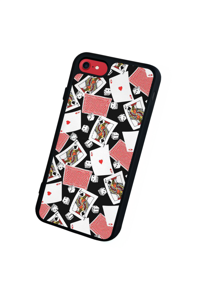 iPhone 7 Uyumlu Kart Tasarımlı Glossy Premium Kılıf