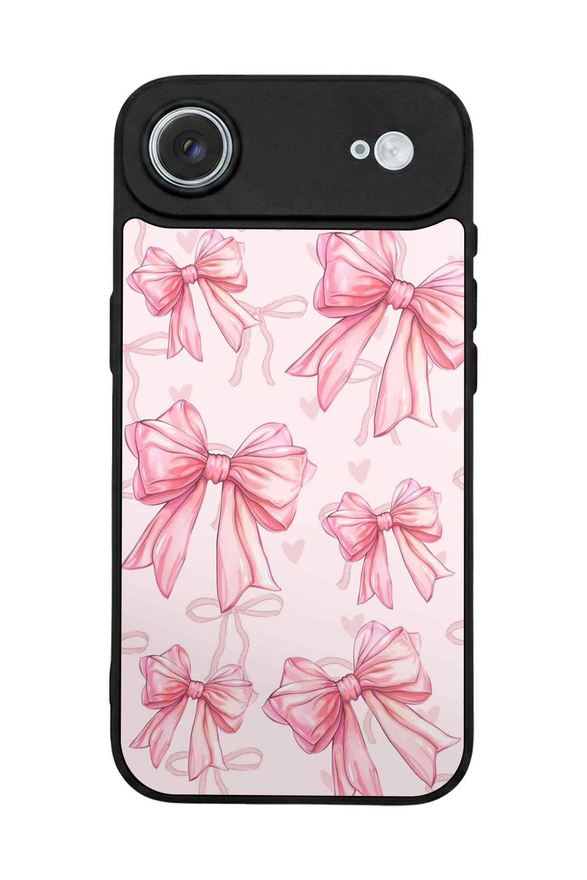 iPhone 17 Air Uyumlu Kurdele Tasarımlı Glossy Premium Kılıf