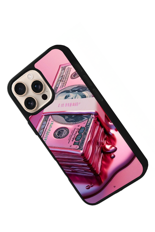 iPhone 16 Pro Max Uyumlu Money Para Tasarımlı Glossy Premium Kılıf