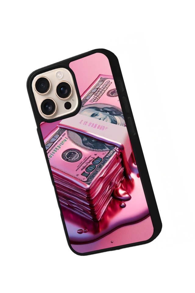 iPhone 16 Pro Max Uyumlu Money Para Tasarımlı Glossy Premium Kılıf