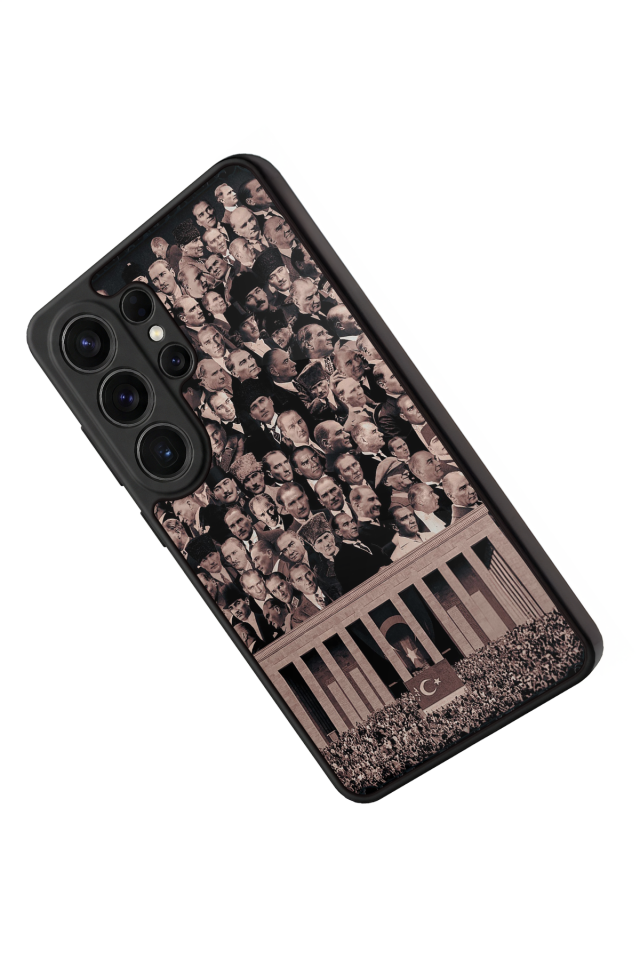 Samsung Galaxy S26 Ultra Uyumlu Mustafa Kemal Ataturk Tasarımlı Glossy Premium Kılıf