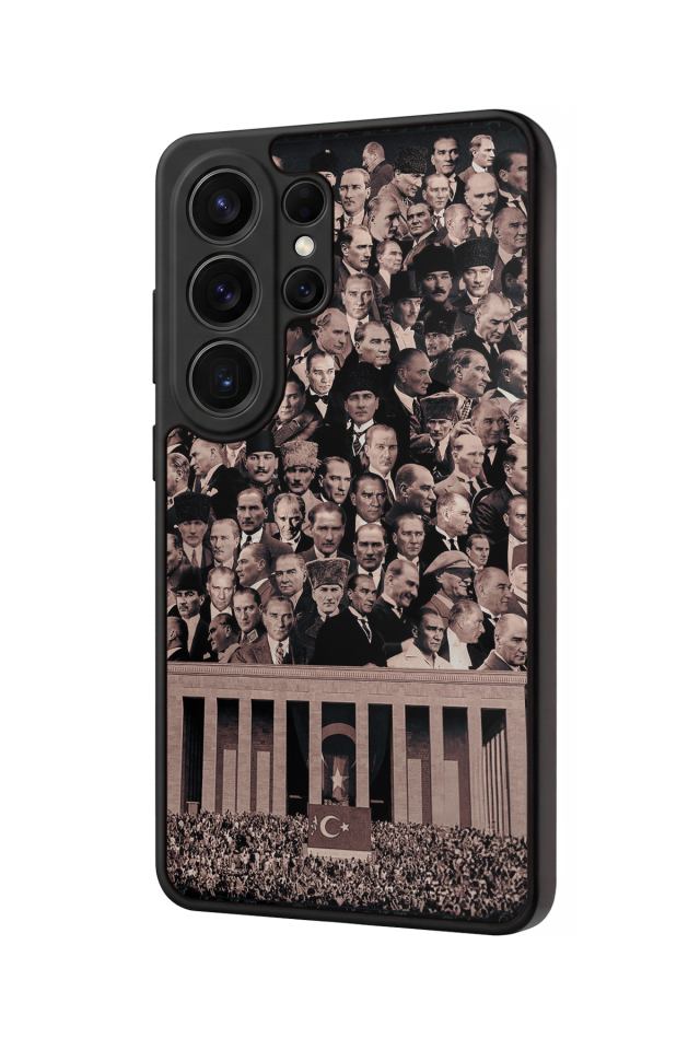Samsung Galaxy S26 Ultra Uyumlu Mustafa Kemal Ataturk Tasarımlı Glossy Premium Kılıf