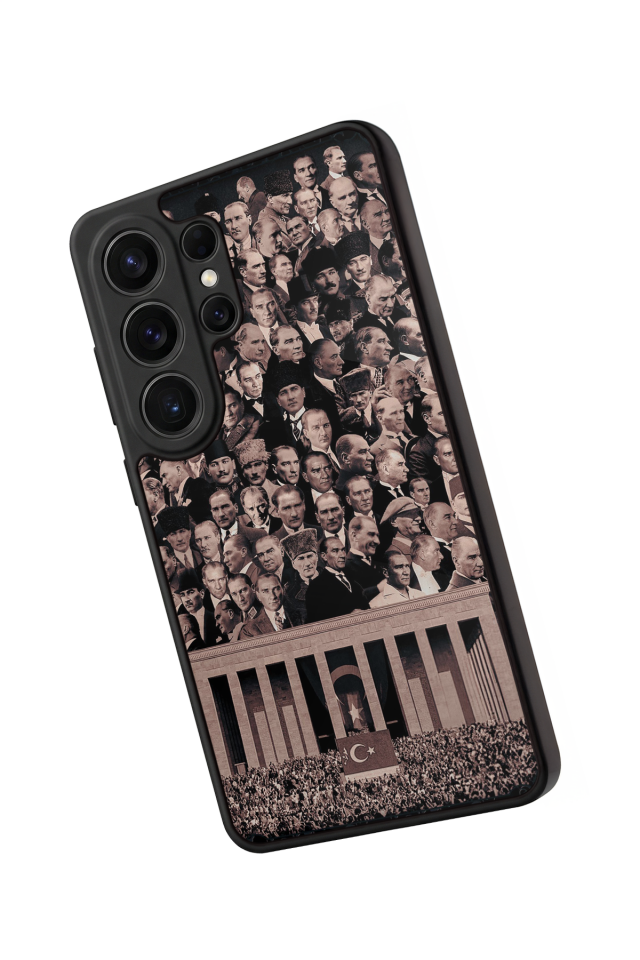Samsung Galaxy S26 Ultra Uyumlu Mustafa Kemal Ataturk Tasarımlı Glossy Premium Kılıf