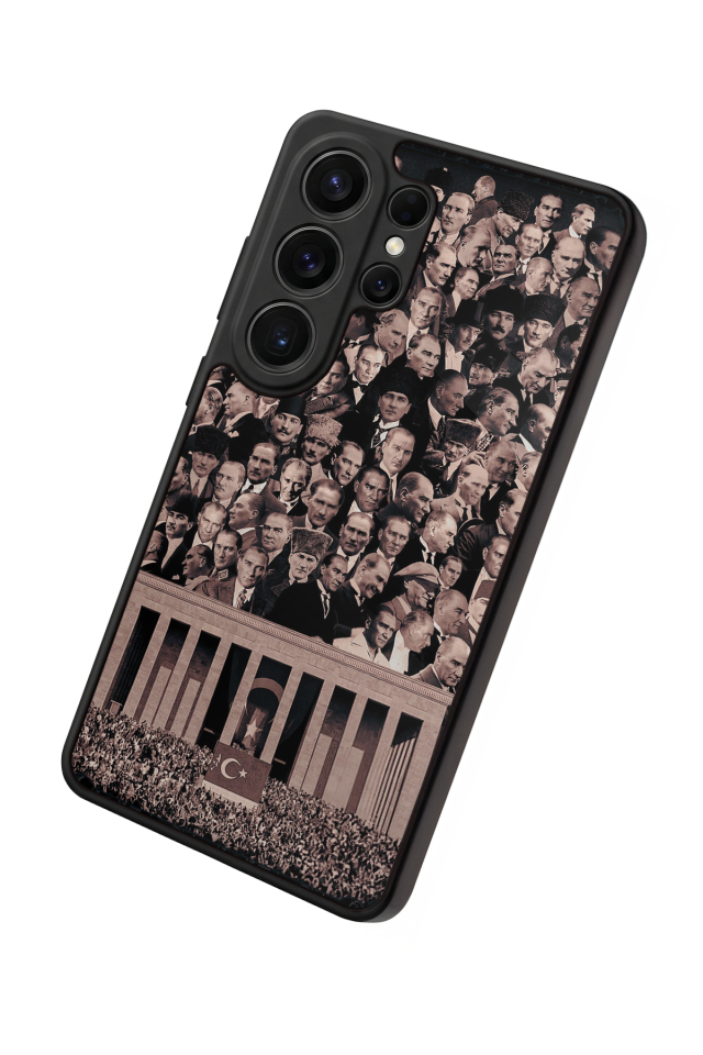 Samsung Galaxy S26 Ultra Uyumlu Mustafa Kemal Ataturk Tasarımlı Glossy Premium Kılıf