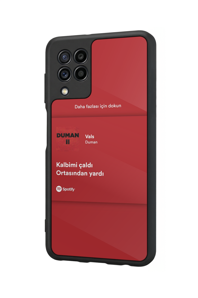 Samsung Galaxy M22 Uyumlu Sarki Sozleri Tasarımlı Glossy Premium Kılıf