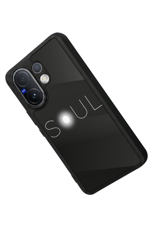 Vivo V60 Uyumlu SOUL Tasarımlı Glossy Premium Kılıf