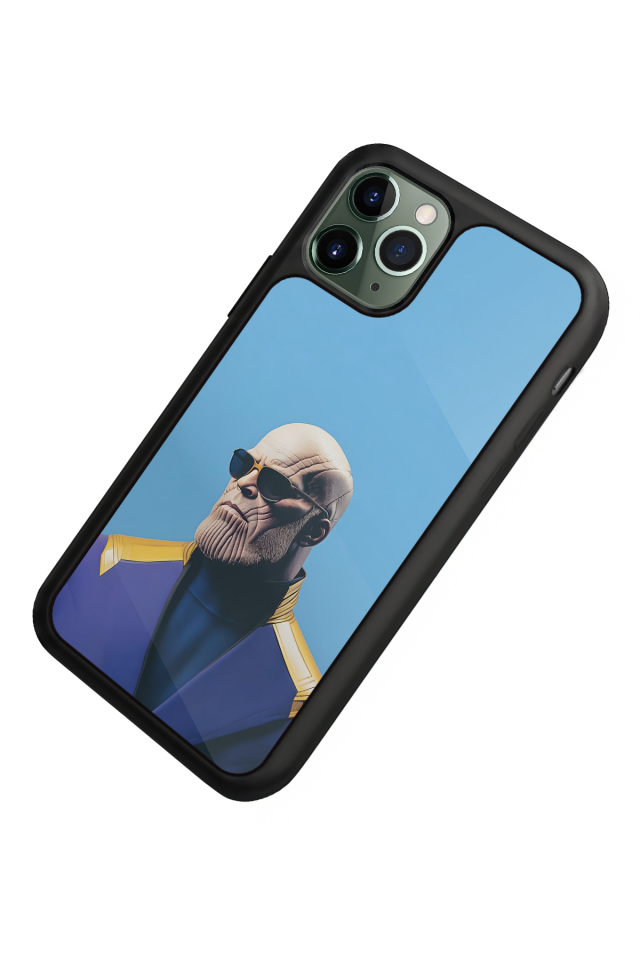 iPhone 11 Pro Max Uyumlu Thanos Tasarımlı Glossy Premium Kılıf