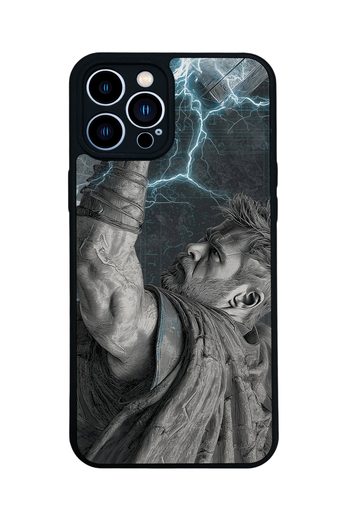 iPhone 12 Pro Max Uyumlu Thor Tasarımlı Glossy Premium Kılıf