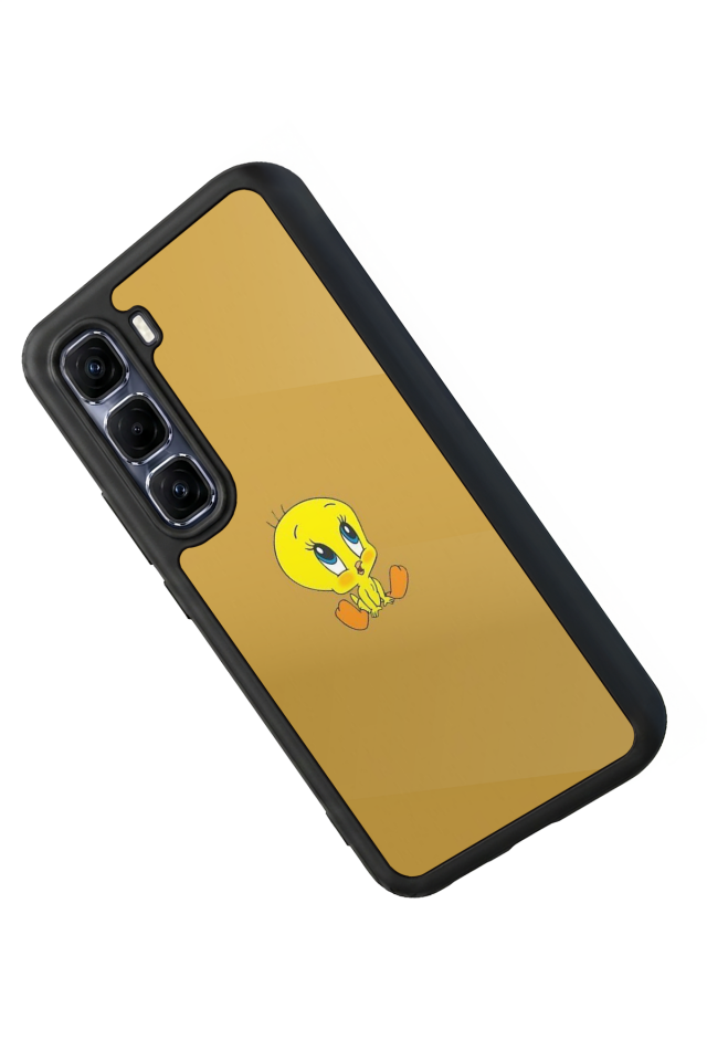 Infinix Hot 60 Pro Plus Uyumlu Tweety Tasarımlı Glossy Premium Kılıf