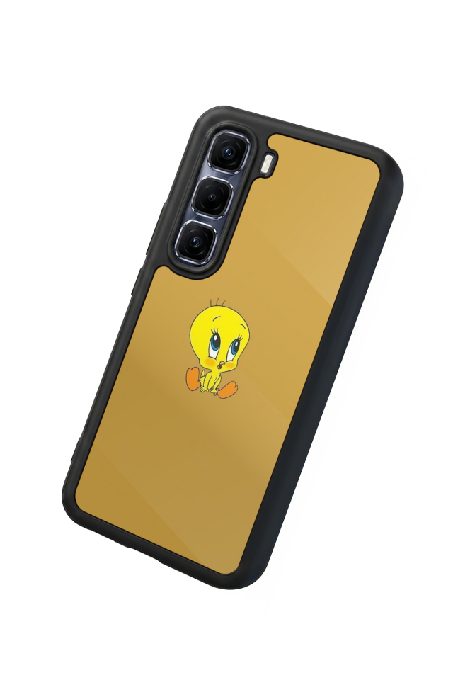 Infinix Hot 60 Pro Plus Uyumlu Tweety Tasarımlı Glossy Premium Kılıf
