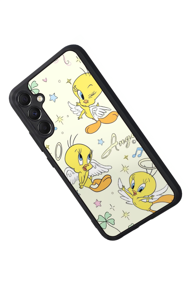 Samsung Galaxy A34 Uyumlu Tweety Tasarımlı Glossy Premium Kılıf