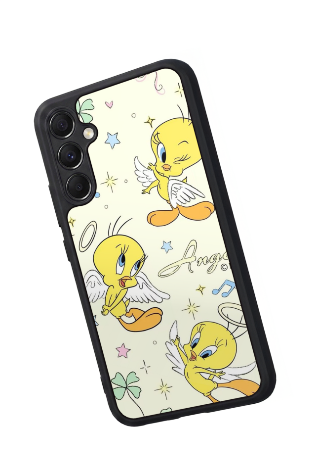 Samsung Galaxy A34 Uyumlu Tweety Tasarımlı Glossy Premium Kılıf
