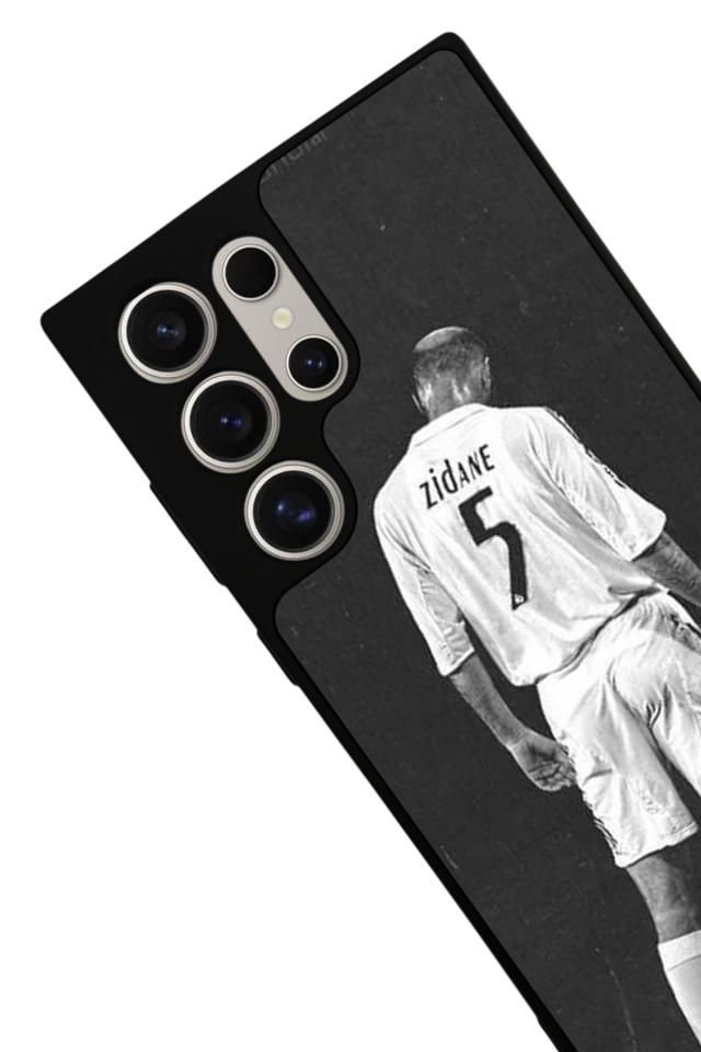 Samsung Galaxy S22 Ultra Uyumlu Zidane Tasarımlı Glossy Premium Kılıf