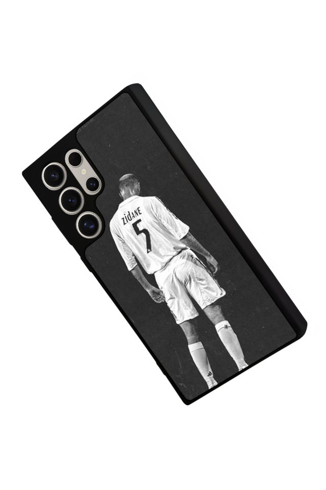 Samsung Galaxy S22 Ultra Uyumlu Zidane Tasarımlı Glossy Premium Kılıf