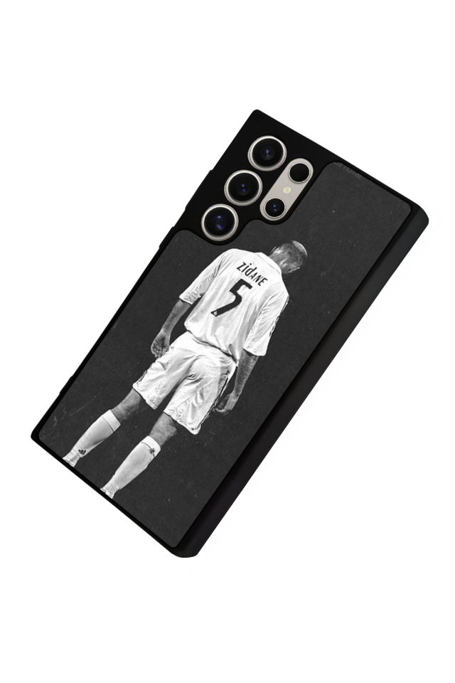 Samsung Galaxy S22 Ultra Uyumlu Zidane Tasarımlı Glossy Premium Kılıf