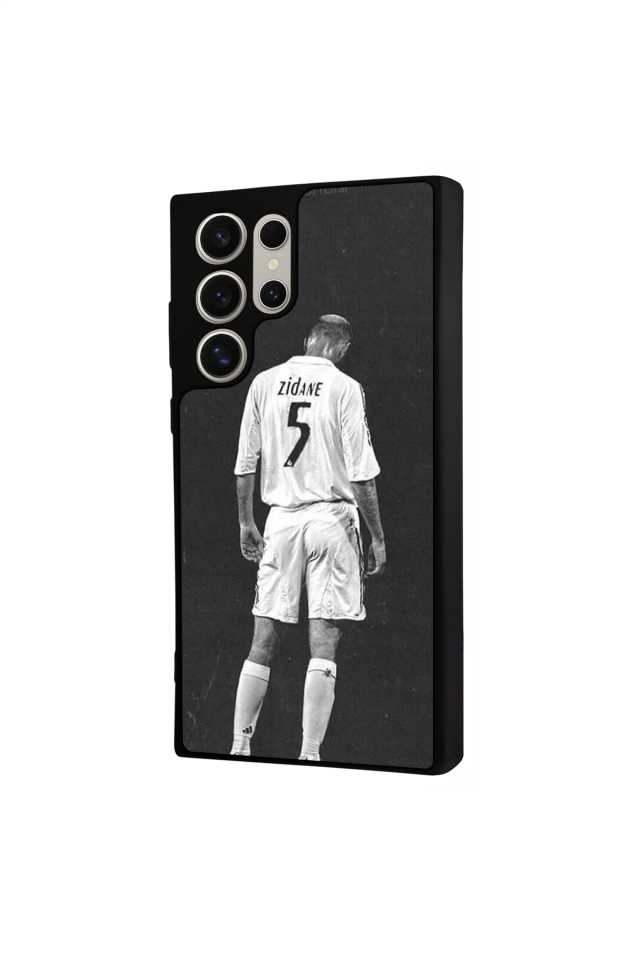 Samsung Galaxy S22 Ultra Uyumlu Zidane Tasarımlı Glossy Premium Kılıf