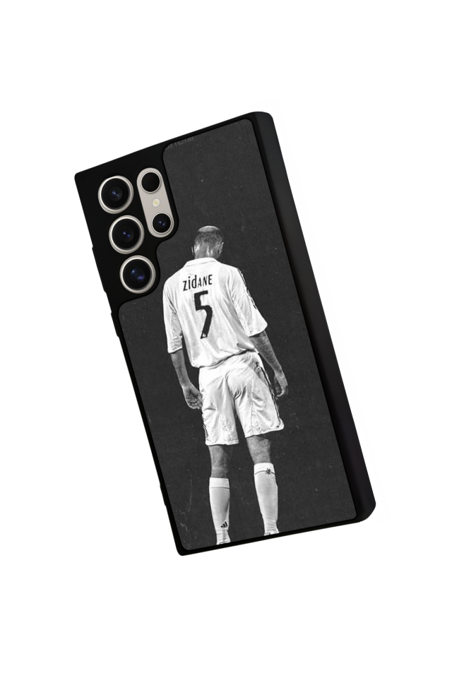 Samsung Galaxy S22 Ultra Uyumlu Zidane Tasarımlı Glossy Premium Kılıf