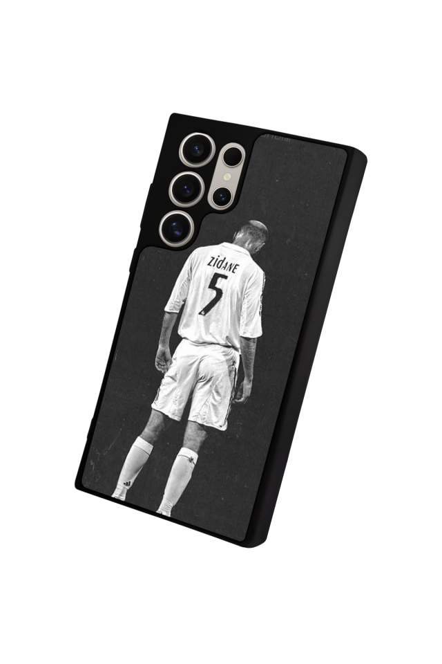 Samsung Galaxy S22 Ultra Uyumlu Zidane Tasarımlı Glossy Premium Kılıf