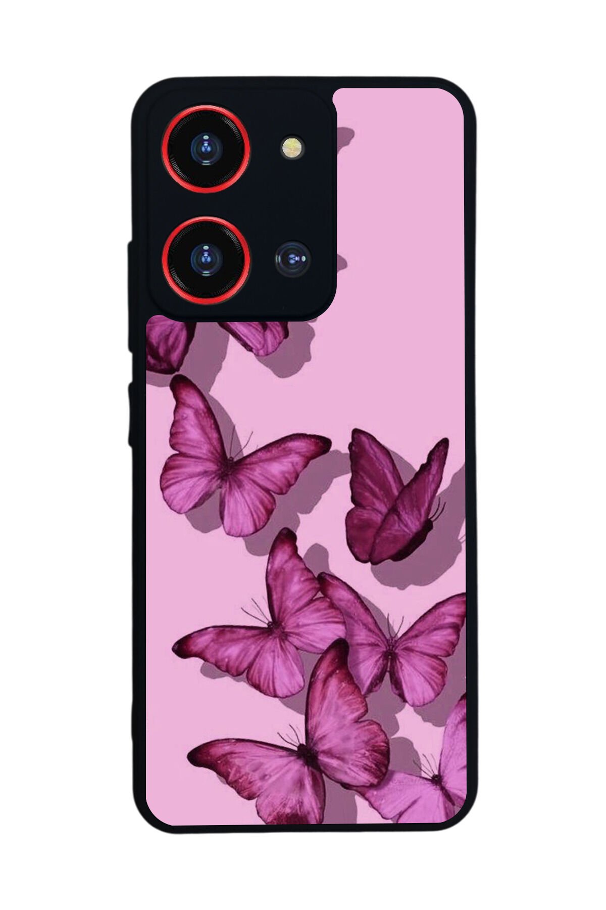 Reeder S19 Max Pro S 108MP Uyumlu Kelebek Tasarımlı Glossy Premium Kılıf
