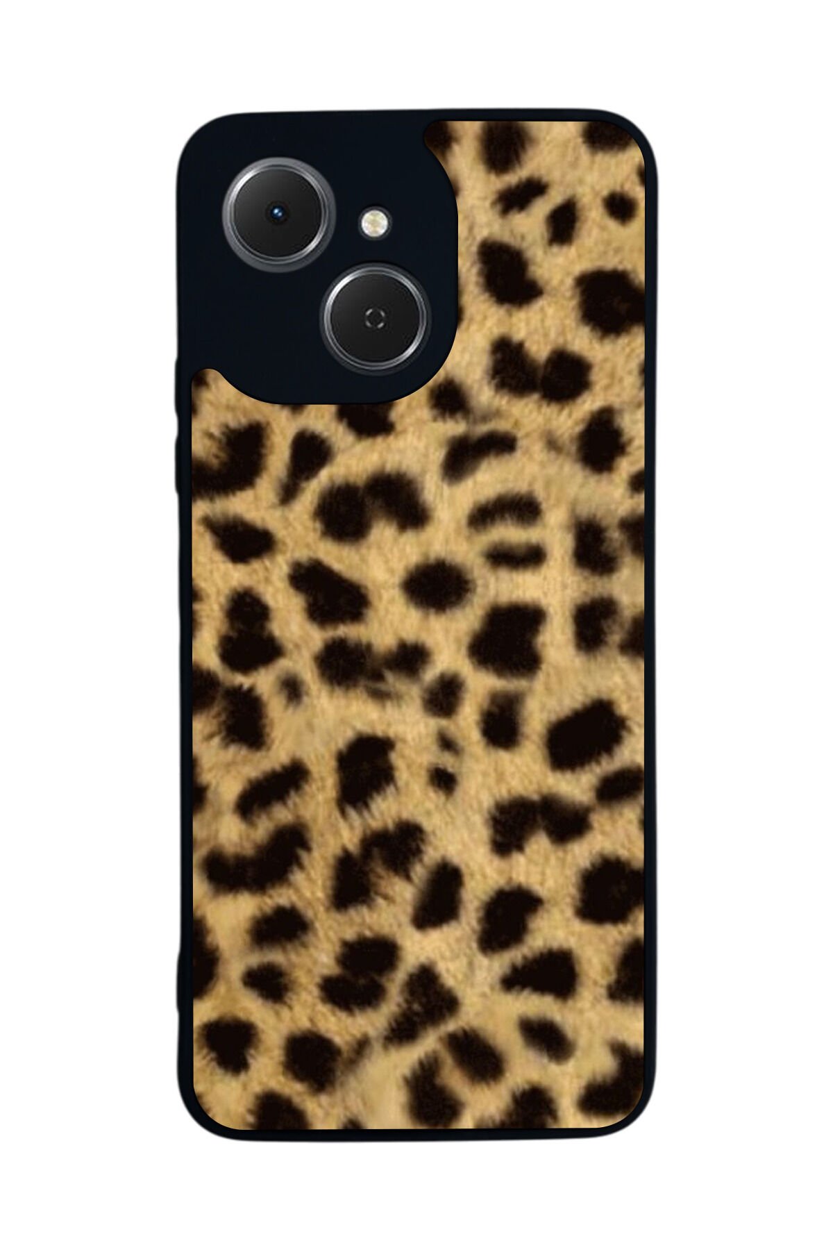 Tecno Spark 40C Uyumlu Leopar Tasarımlı Glossy Premium Kılıf