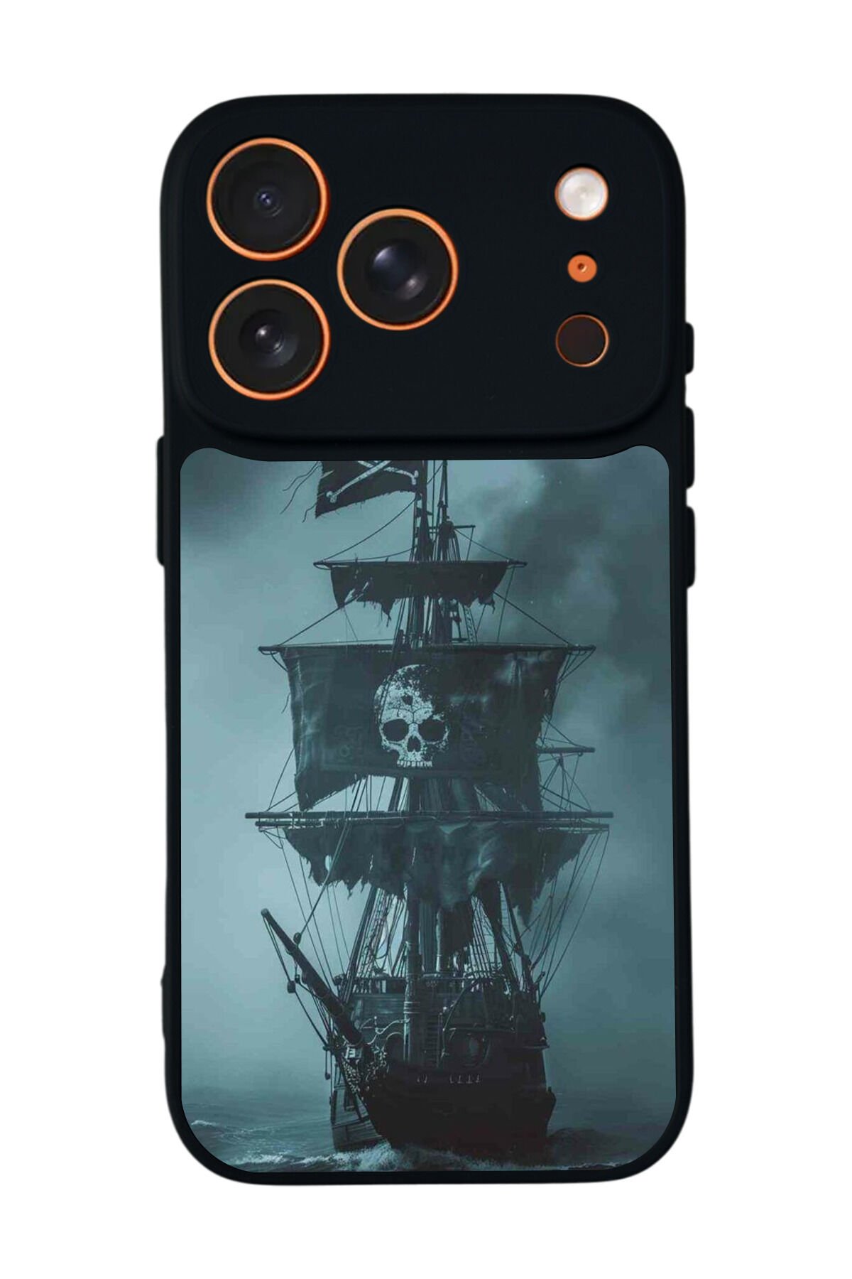 iPhone 17 Pro Max Uyumlu Korsan Tasarımlı Glossy Premium Kılıf