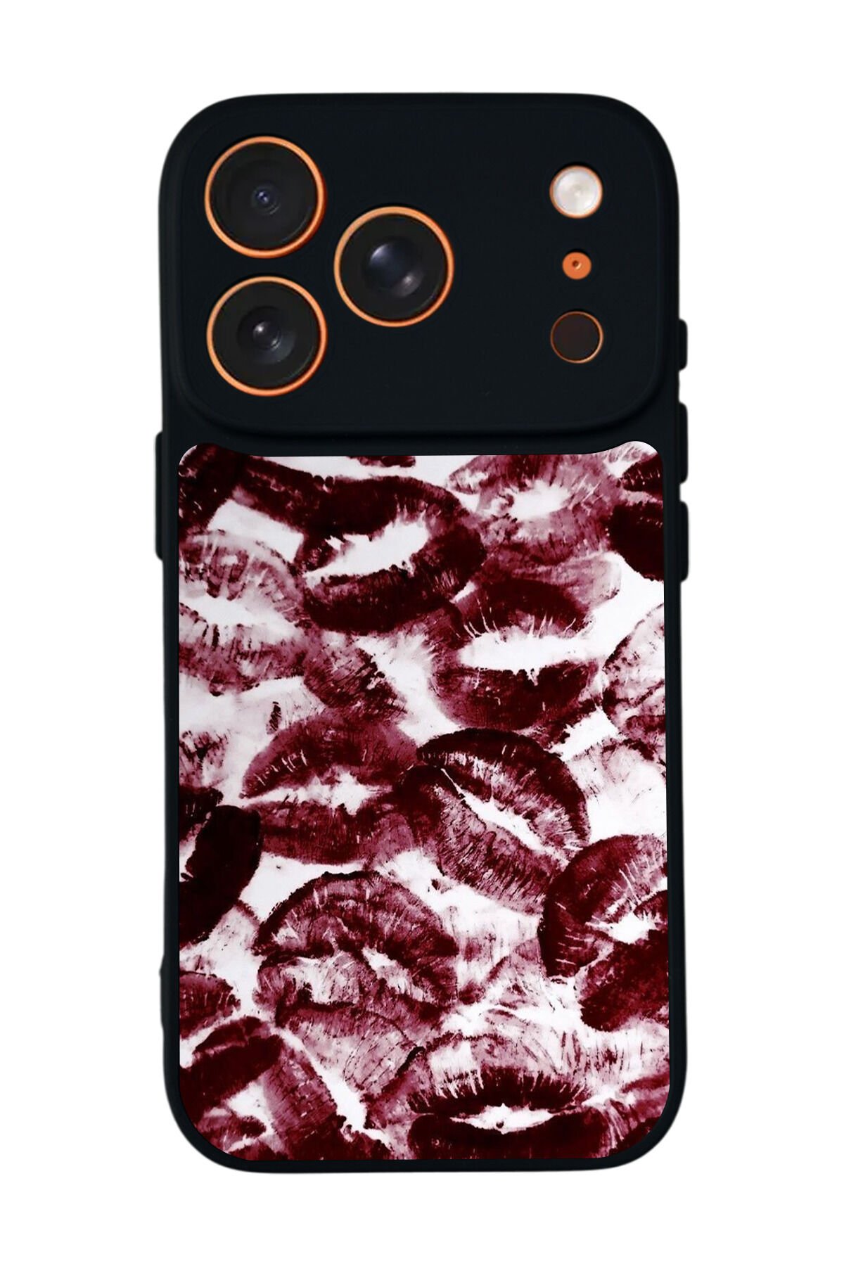 iPhone 17 Pro Uyumlu Dudak Tasarımlı Glossy Premium Kılıf
