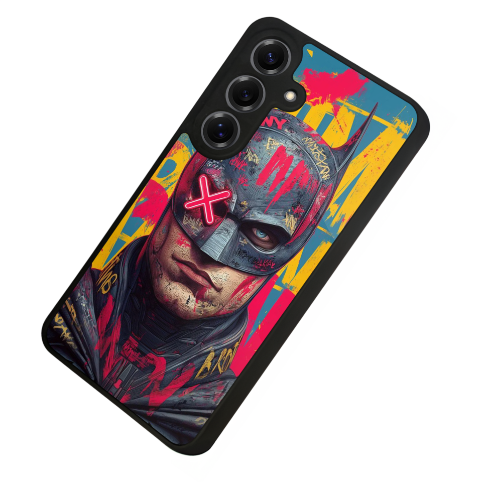 Samsung Galaxy S25 Uyumlu Batman Tasarımlı Glossy Premium Kılıf