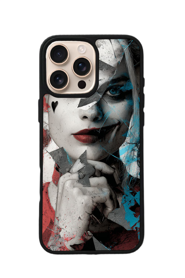 iPhone 14 Pro Max Uyumlu HarleyQueen Tasarımlı Glossy Premium Kılıf