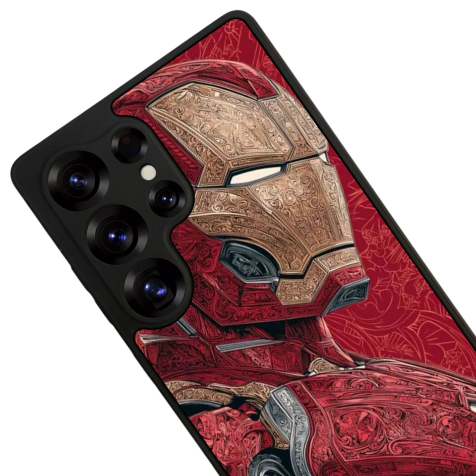 Samsung Galaxy S25 Ultra Uyumlu Iron Man ( Demir Adam ) Tasarımlı Glossy Premium Kılıf