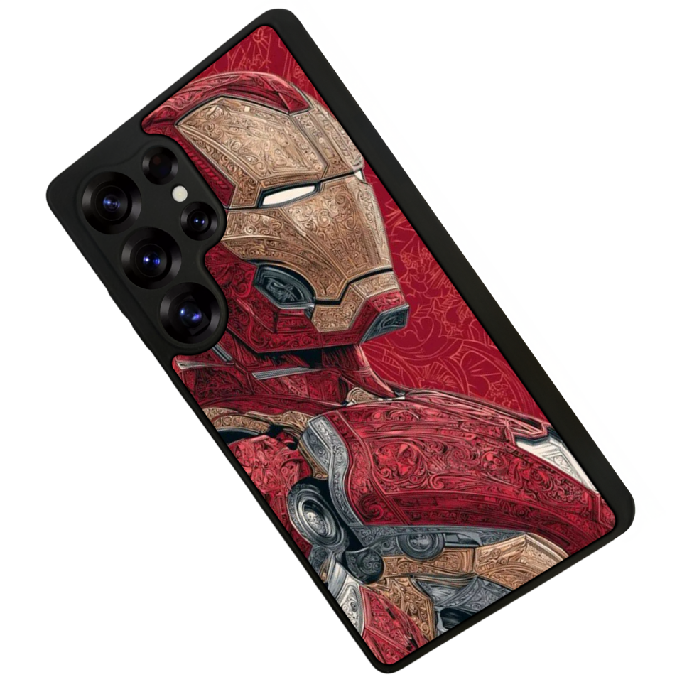 Samsung Galaxy S25 Ultra Uyumlu Iron Man ( Demir Adam ) Tasarımlı Glossy Premium Kılıf