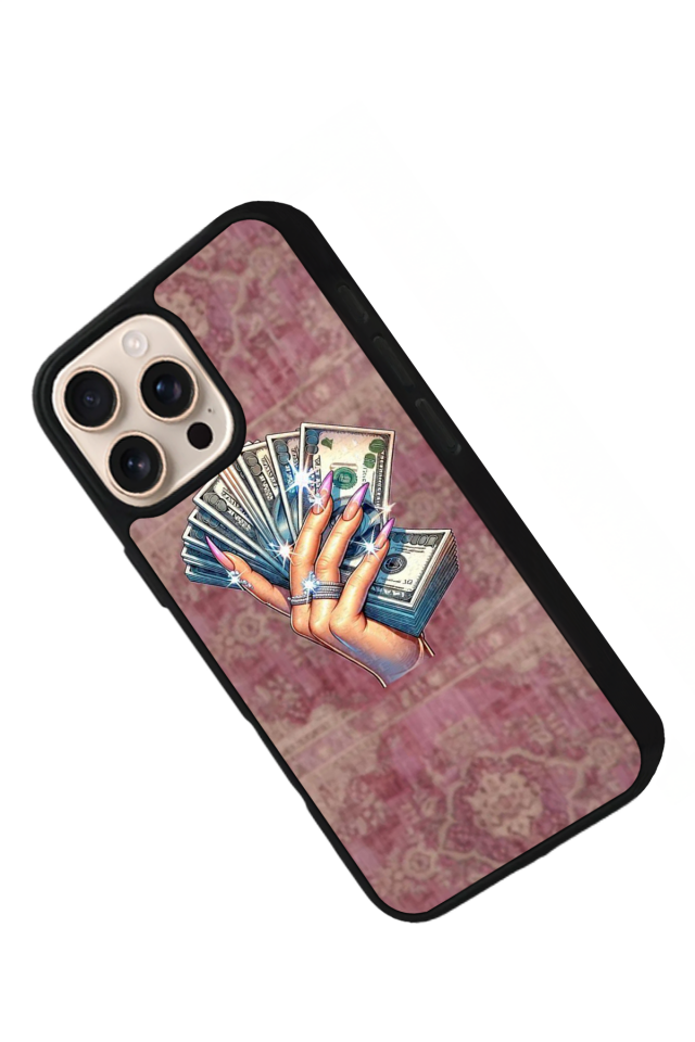 iPhone 16 Pro Max Uyumlu Money Para Tasarımlı Glossy Premium Kılıf