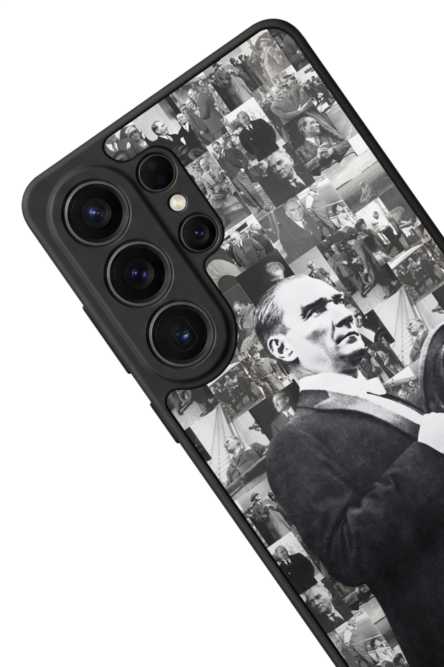 Samsung Galaxy S26 Ultra Uyumlu Mustafa Kemal Ataturk Tasarımlı Glossy Premium Kılıf