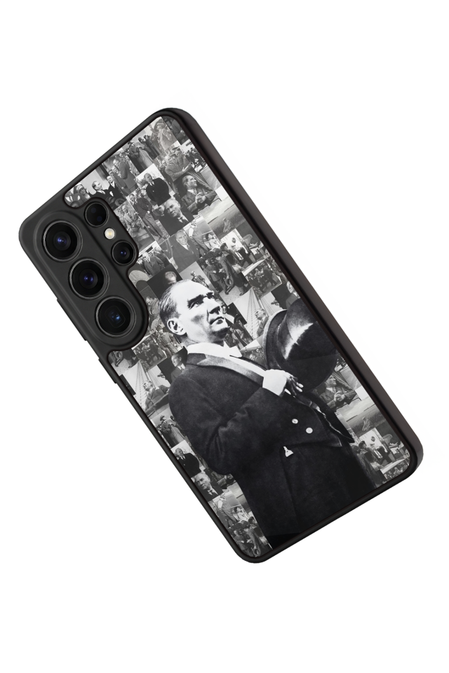 Samsung Galaxy S26 Ultra Uyumlu Mustafa Kemal Ataturk Tasarımlı Glossy Premium Kılıf