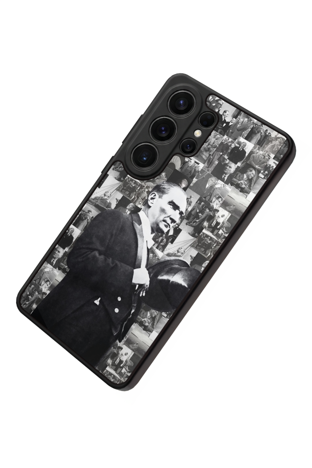 Samsung Galaxy S26 Ultra Uyumlu Mustafa Kemal Ataturk Tasarımlı Glossy Premium Kılıf