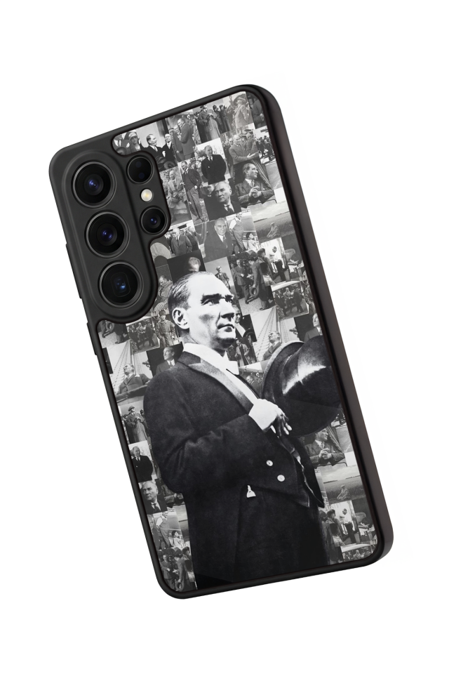 Samsung Galaxy S26 Ultra Uyumlu Mustafa Kemal Ataturk Tasarımlı Glossy Premium Kılıf