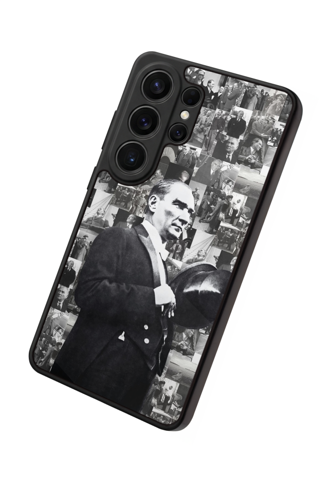 Samsung Galaxy S26 Ultra Uyumlu Mustafa Kemal Ataturk Tasarımlı Glossy Premium Kılıf