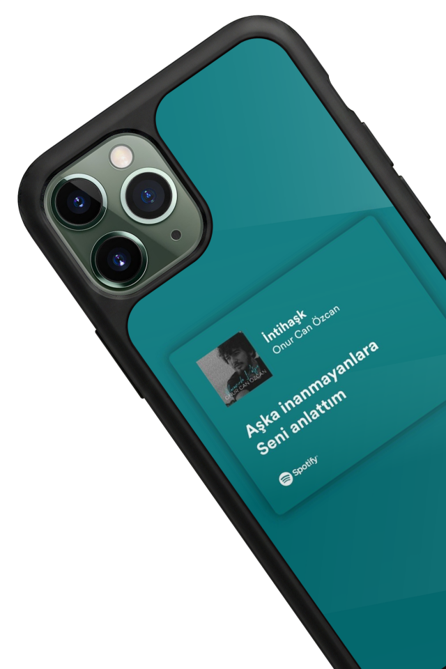 iPhone 11 Pro Uyumlu Sarki Sozleri Tasarımlı Glossy Premium Kılıf