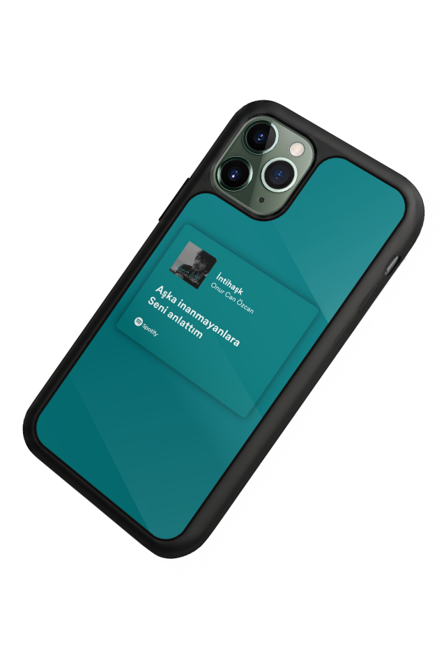 iPhone 11 Pro Uyumlu Sarki Sozleri Tasarımlı Glossy Premium Kılıf