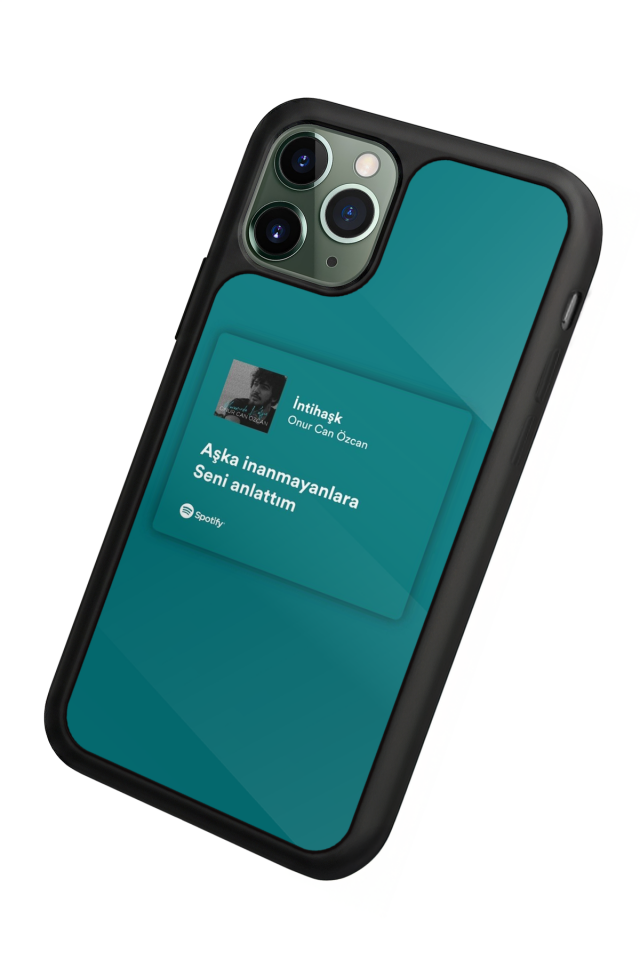 iPhone 11 Pro Uyumlu Sarki Sozleri Tasarımlı Glossy Premium Kılıf