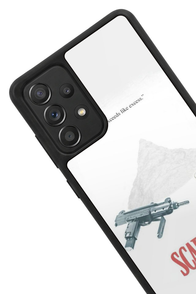 Samsung Galaxy A72 Uyumlu Scarface Tasarımlı Glossy Premium Kılıf