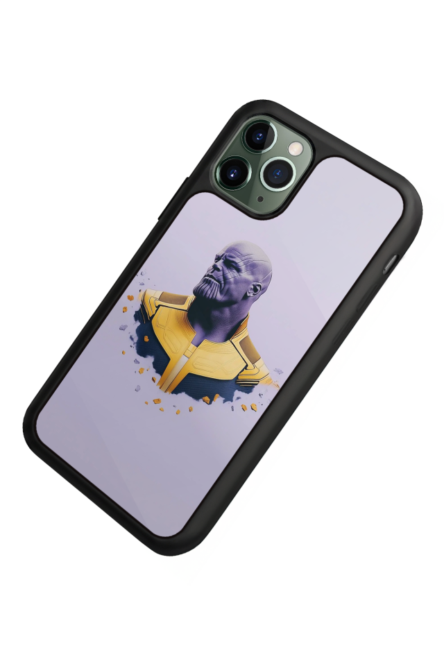 iPhone 11 Pro Max Uyumlu Thanos Tasarımlı Glossy Premium Kılıf