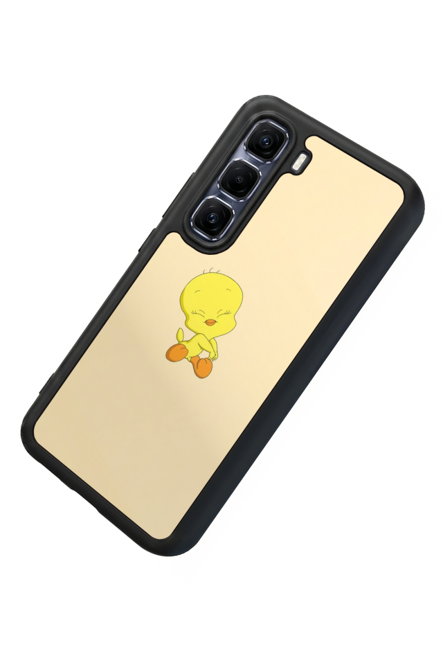 Infinix Hot 60 Pro Plus Uyumlu Tweety Tasarımlı Glossy Premium Kılıf