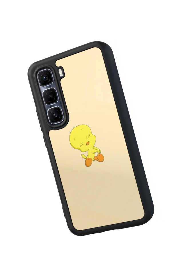 Infinix Hot 60 Pro Plus Uyumlu Tweety Tasarımlı Glossy Premium Kılıf