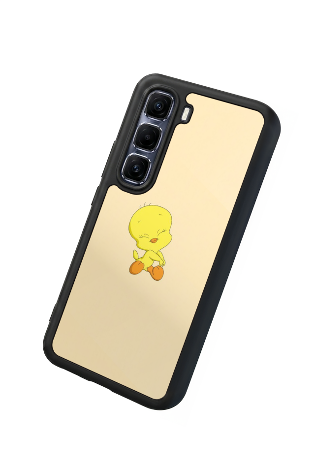 Infinix Hot 60 Pro Plus Uyumlu Tweety Tasarımlı Glossy Premium Kılıf