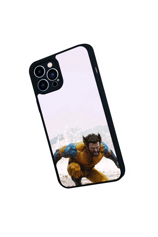 iPhone 13 Pro Max Uyumlu Wolverine Tasarımlı Glossy Premium Kılıf