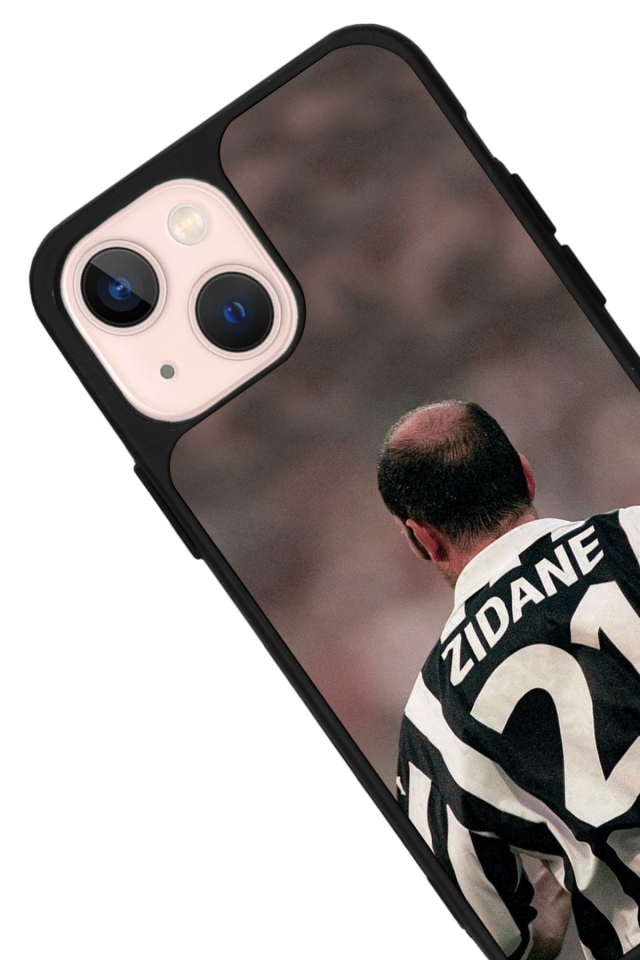 iPhone 14 Plus Uyumlu Zidane Tasarımlı Glossy Premium Kılıf