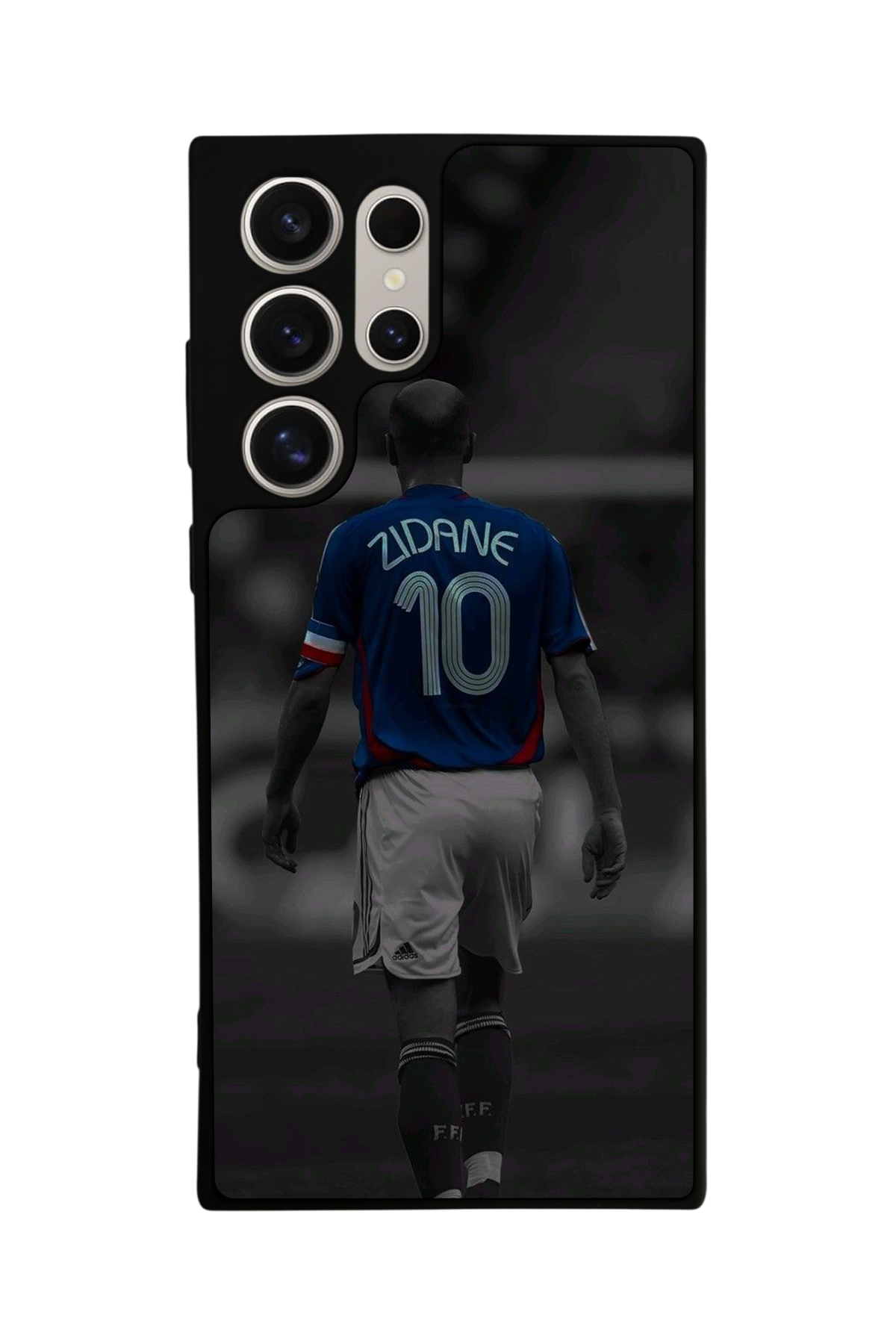 Samsung Galaxy S22 Ultra Uyumlu Zidane Tasarımlı Glossy Premium Kılıf