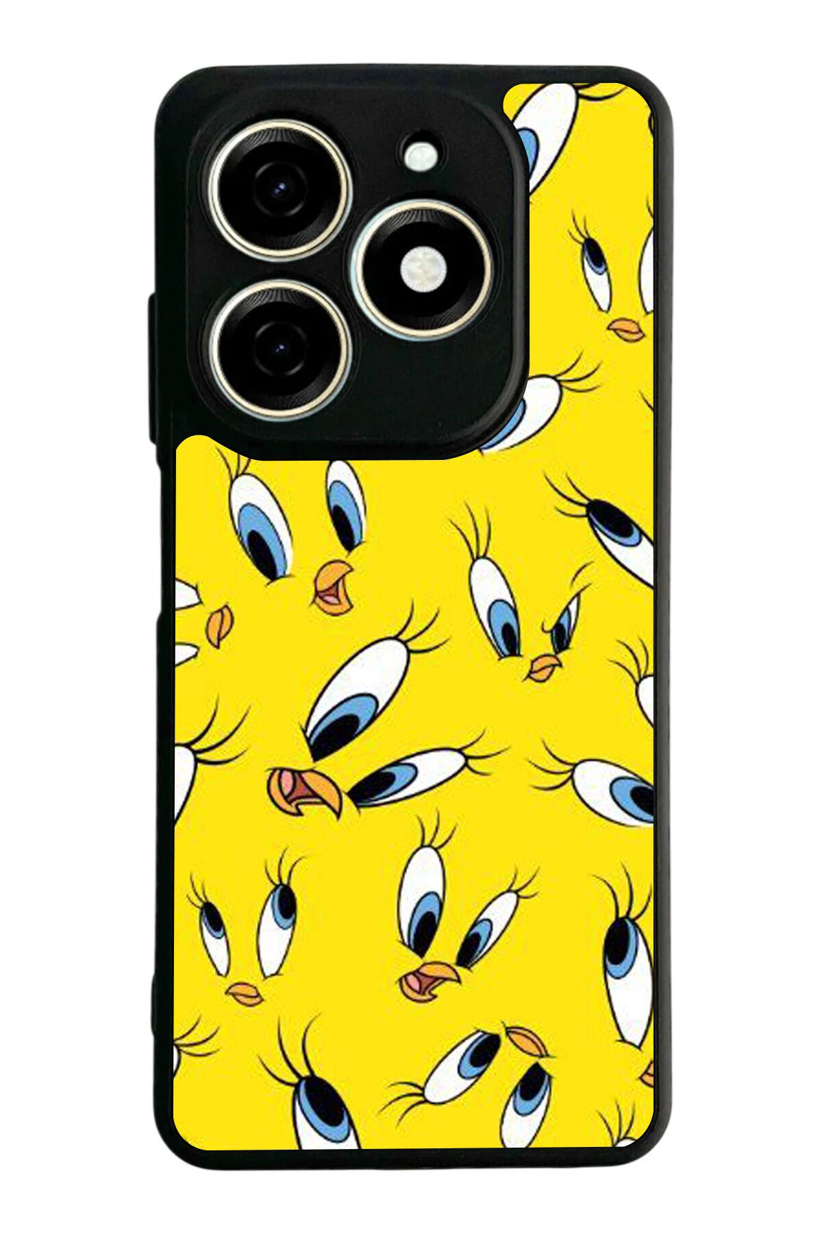 Tecno Spark 20/20C Uyumlu Tweety Tasarımlı Glossy Premium Kılıf